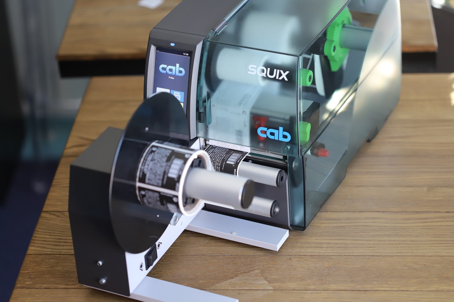 Imprimante CAB Squix 4 et enrouleur