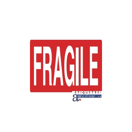 Étiquette FRAGILE